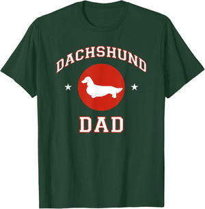 Longhaired Dachshund Dad T-Shirt - T-Shirt | Forest