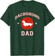 Longhaired Dachshund Dad T-Shirt - T-Shirt | Forest