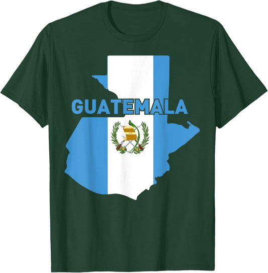 Proud Family and Patriotic Flag of Country Guatemala T-Shirt - T-Shirt | Forest