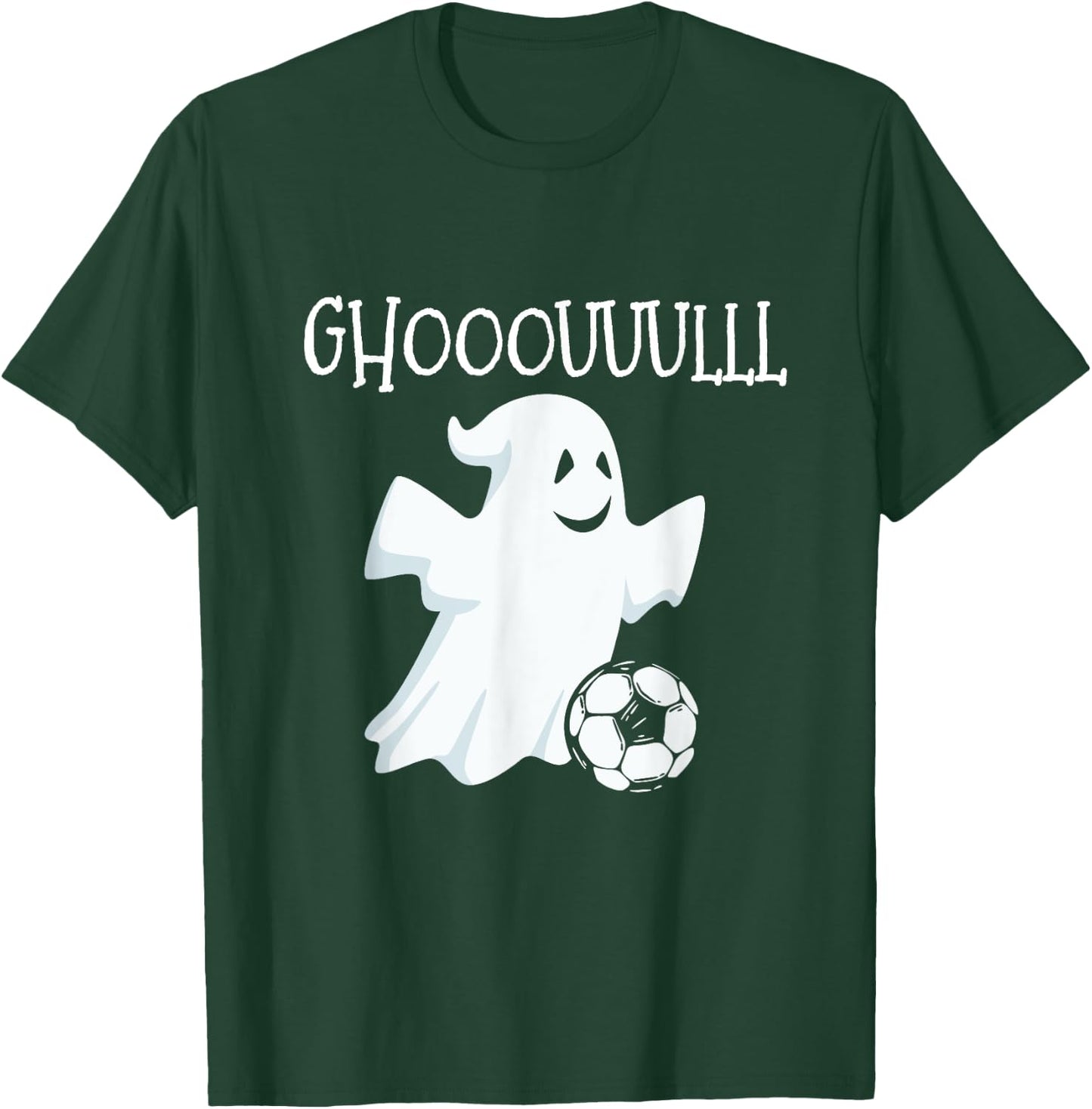 Ghost Soccer Halloween T-Shirt - T-Shirt | Forest