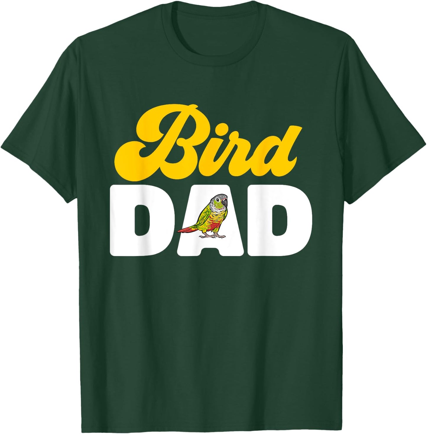 Green Cheek Conure Bird Dad Parrot Bird Conure T-Shirt - T-Shirt | Forest