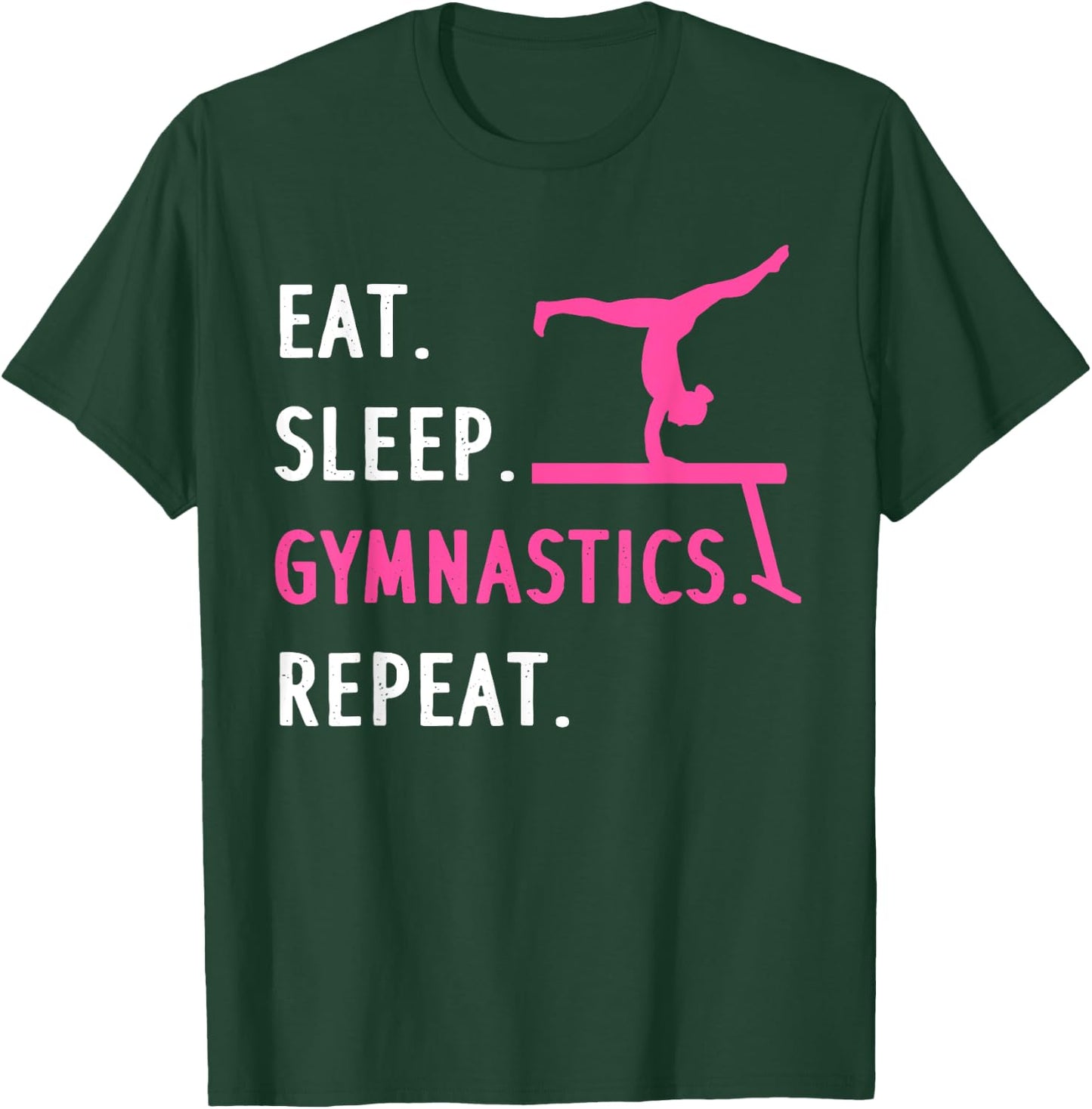Funny Gymnastics Girls Gymnast Handstand Tumbling T-Shirt - T-Shirt | Forest