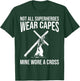 Funny Jesus Superhero Design Men Women Jesus Christ Cross T-Shirt - T-Shirt | Forest