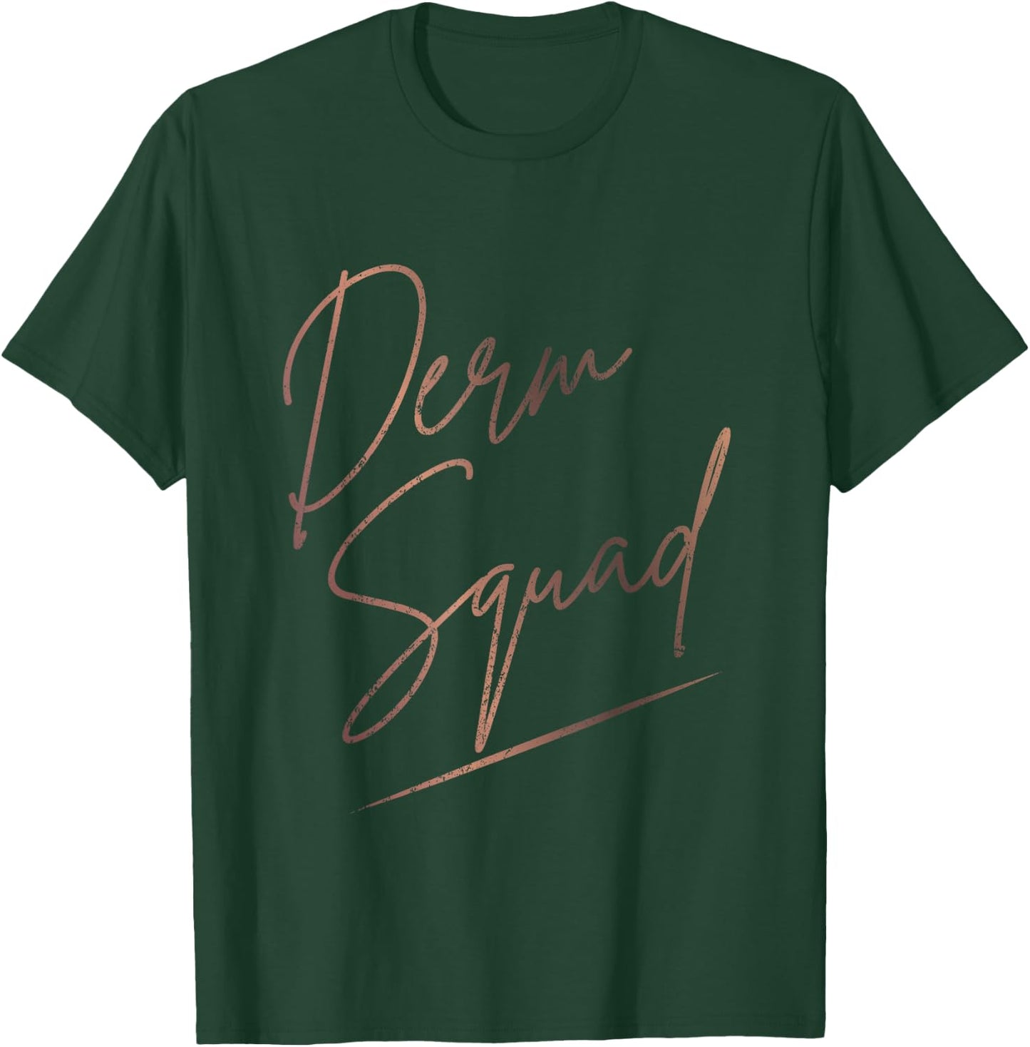Vintage Derm Squad Dermatology Nurse Cosmetic Dermatologist T-Shirt - T-Shirt | Forest