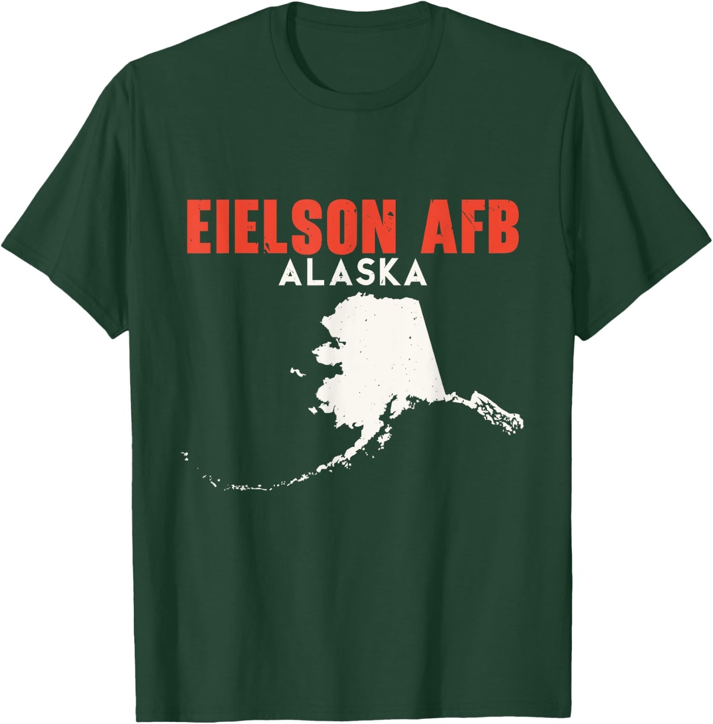 Eielson AFB Alaska USA State America Travel Alaskan T-Shirt - T-Shirt | Forest