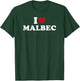 I Love Malbec Funny Wine Quote Design For Wine Drinkers T-Shirt - T-Shirt | Forest