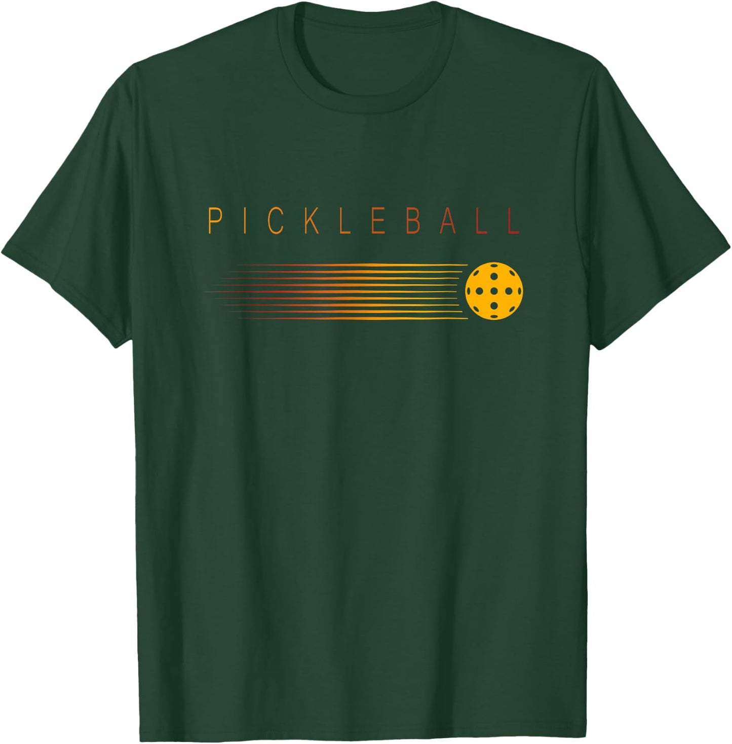 Pickleball - Stylish - Simple - Pickleball T-Shirt - T-Shirt | Forest