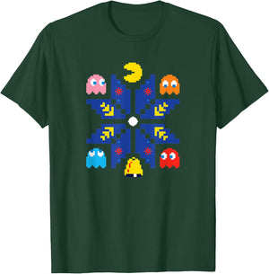 PAC-MAN Christmas T-Shirt - T-Shirt | Forest