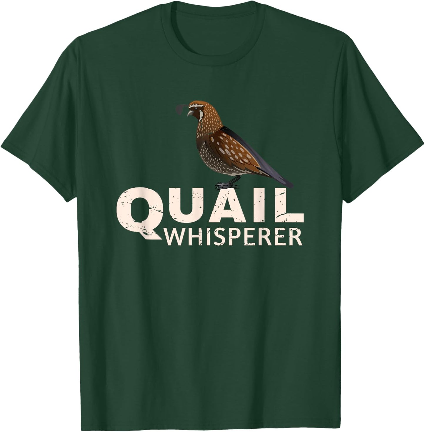 Cute Quail Design Women Kids Quail Bird Whisperer T-Shirt - T-Shirt | Forest