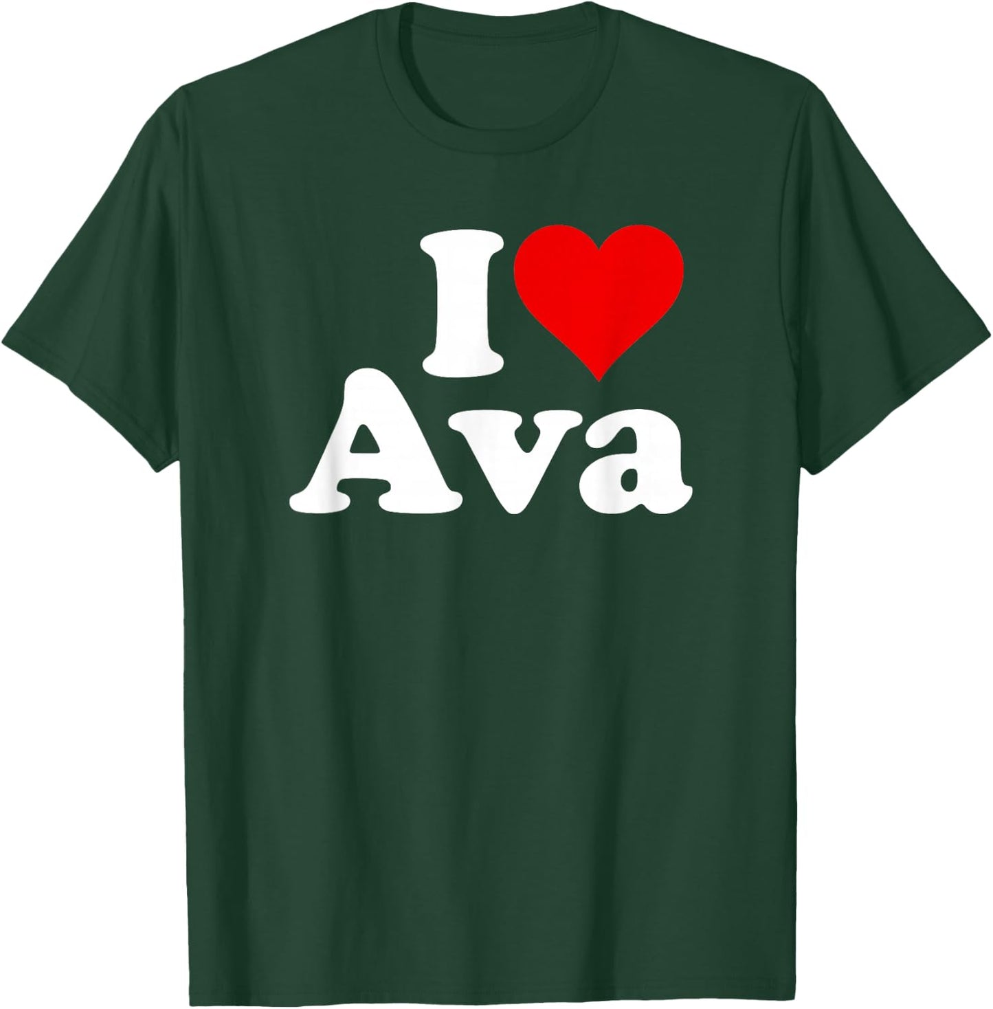 I Love Heart AVA T-Shirt - T-Shirt | Forest