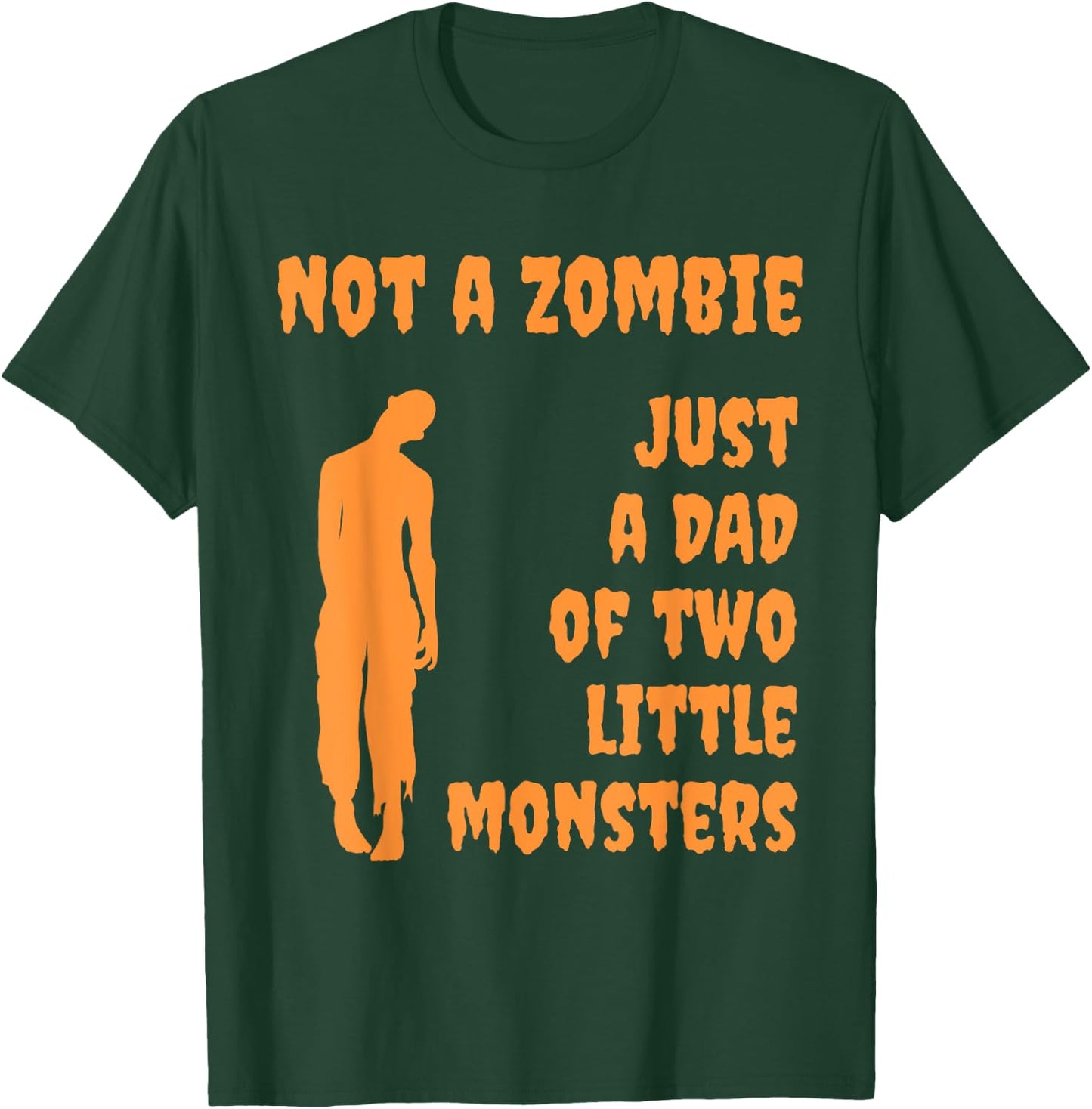 Parental Guidance and Candy Security Halloween Zombie Dad T-Shirt - T-Shirt | Forest