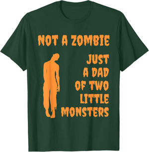 Parental Guidance and Candy Security Halloween Zombie Dad T-Shirt - T-Shirt | Forest