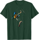 Cat Face - With Butterfly T-Shirt - T-Shirt | Forest
