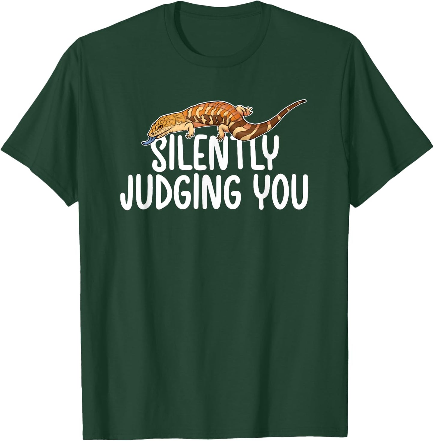 Funny Blue Tongued Skink Owner Blue Tongued Skink Dad T-Shirt - T-Shirt | Forest