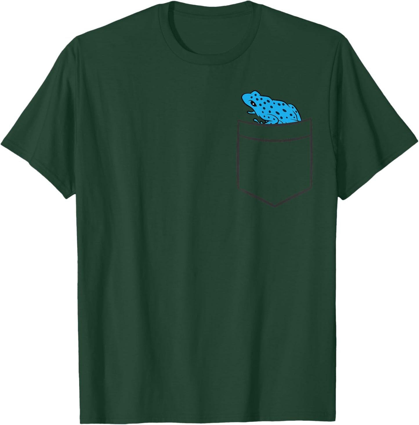 Poison Dart Frog In A Pocket T-Shirt - T-Shirt | Forest