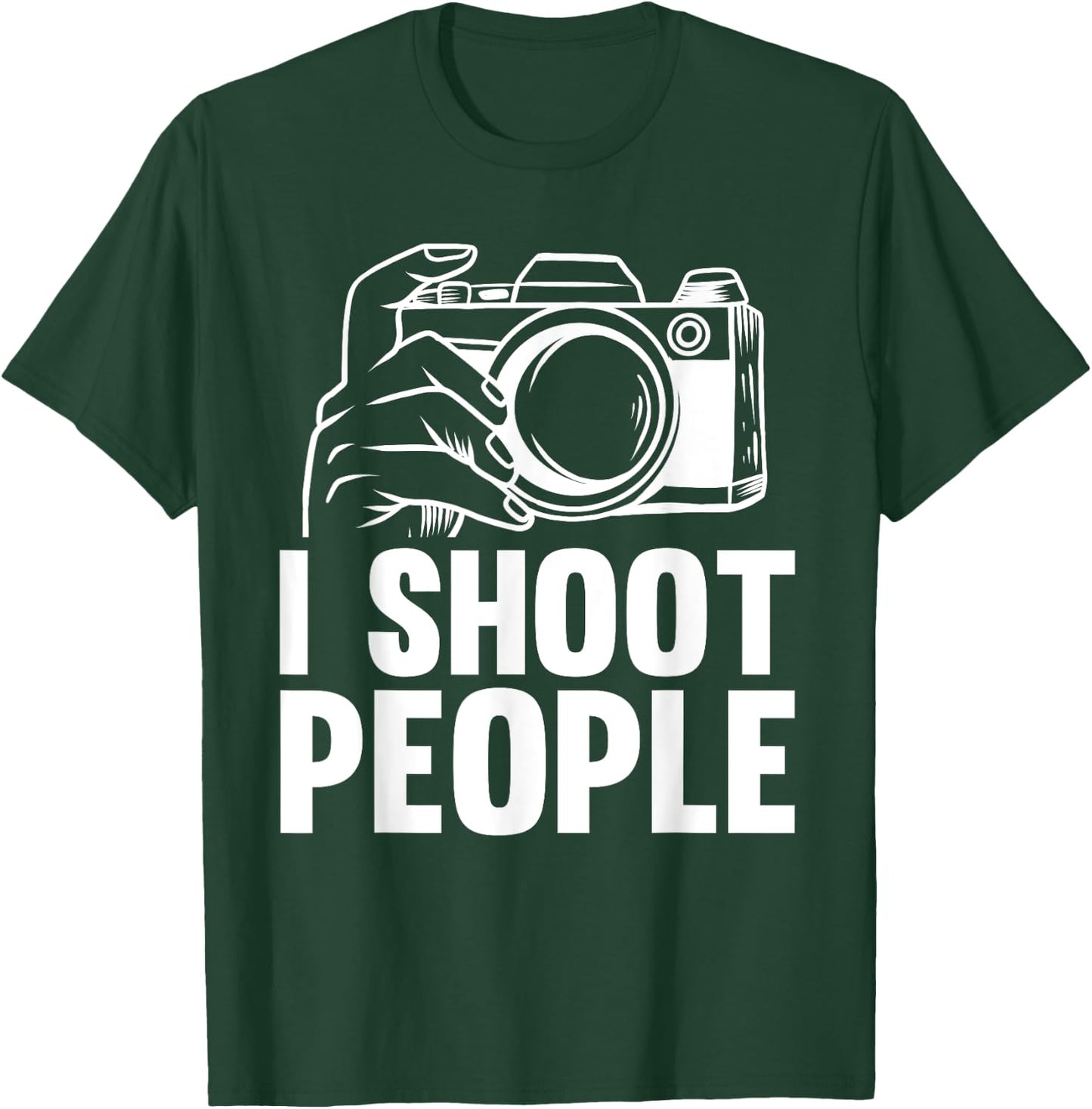 Funny Photographer Art Men Women Camera Photography Lover T-Shirt - T-Shirt | Forest