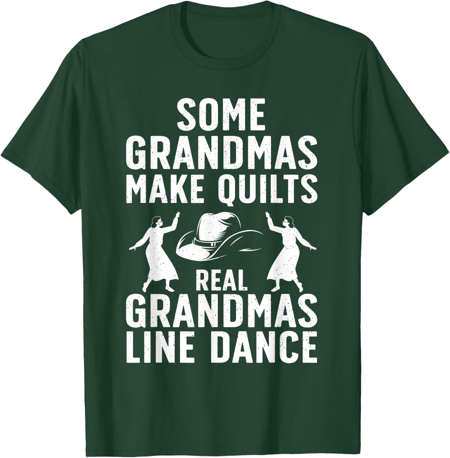 Cool Line Dancing Art Grandma Line Dancer Dancing T-Shirt - T-Shirt | Forest