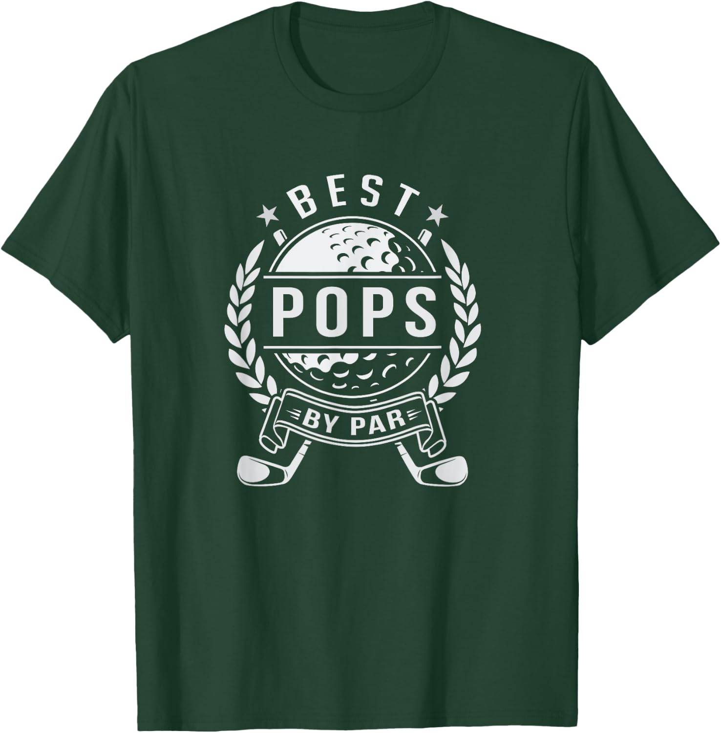 Pops The Best By Par Golf Father's Day T-Shirt - T-Shirt | Forest