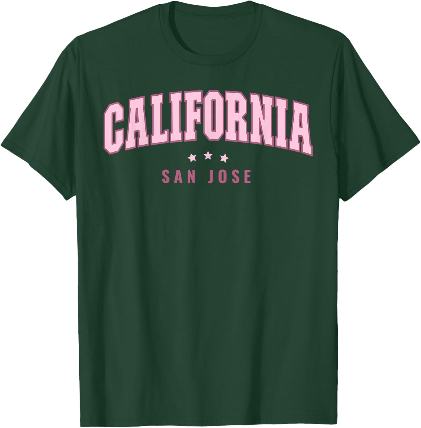 San Jose California Preppy T-Shirt - T-Shirt | Forest