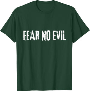Fear No Evil Psalm 23:4 Bible Verse I Will Fear No Evil God T-Shirt - T-Shirt | Forest