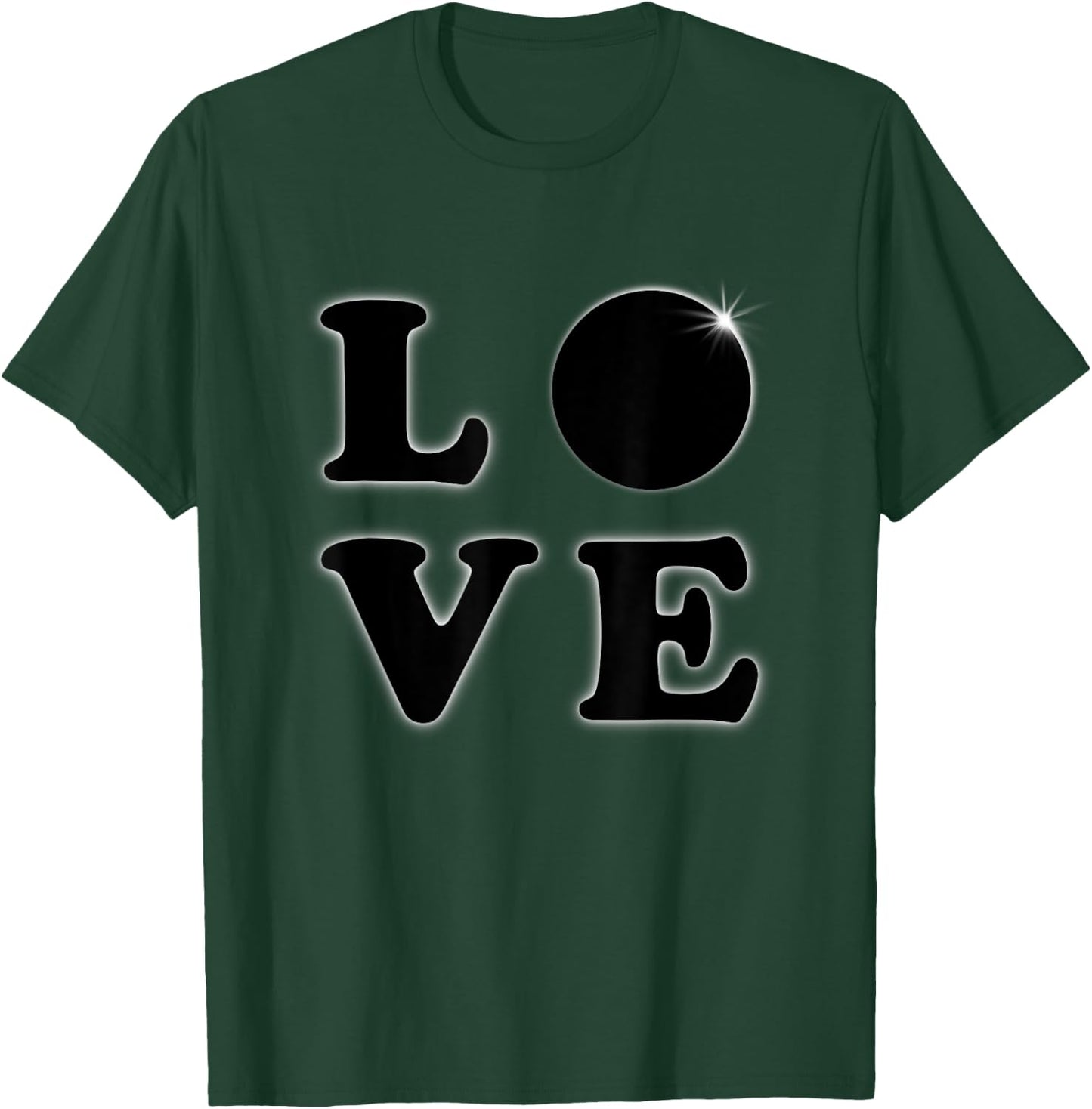 Love Total Solar Eclipse 04 08 2024 Totality T-Shirt - T-Shirt | Forest