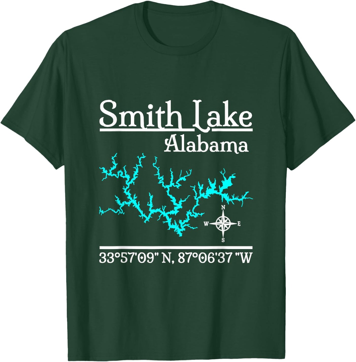 Smith Lake, Alabama T-Shirt - T-Shirt | Forest