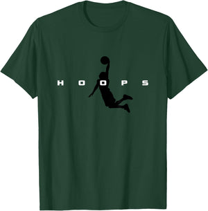 Hoops Basketball Apparel - Basketball T-Shirt - T-Shirt | Forest