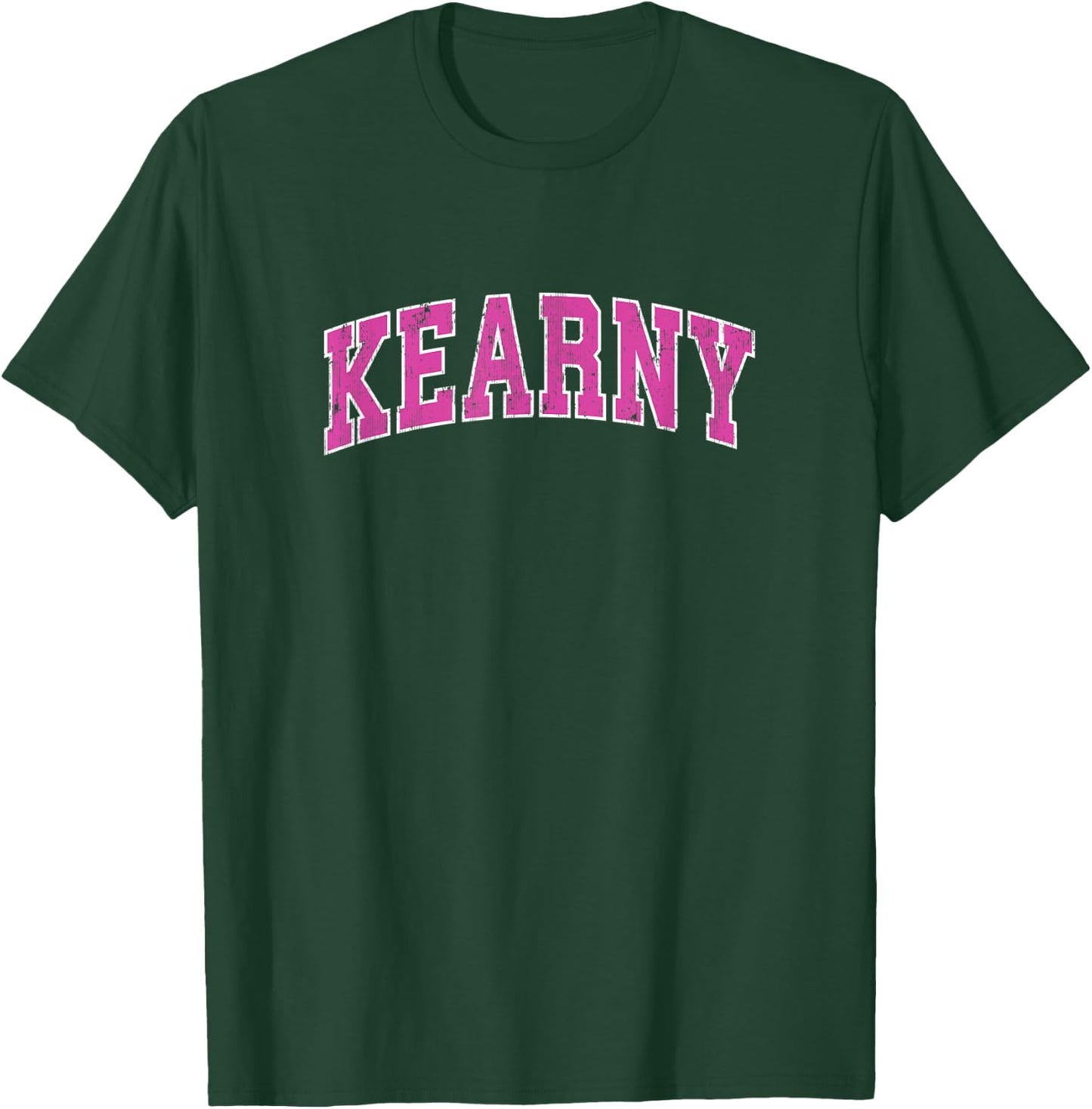 Kearny New Jersey NJ Vintage Sports Design Pink Design T-Shirt - T-Shirt | Forest