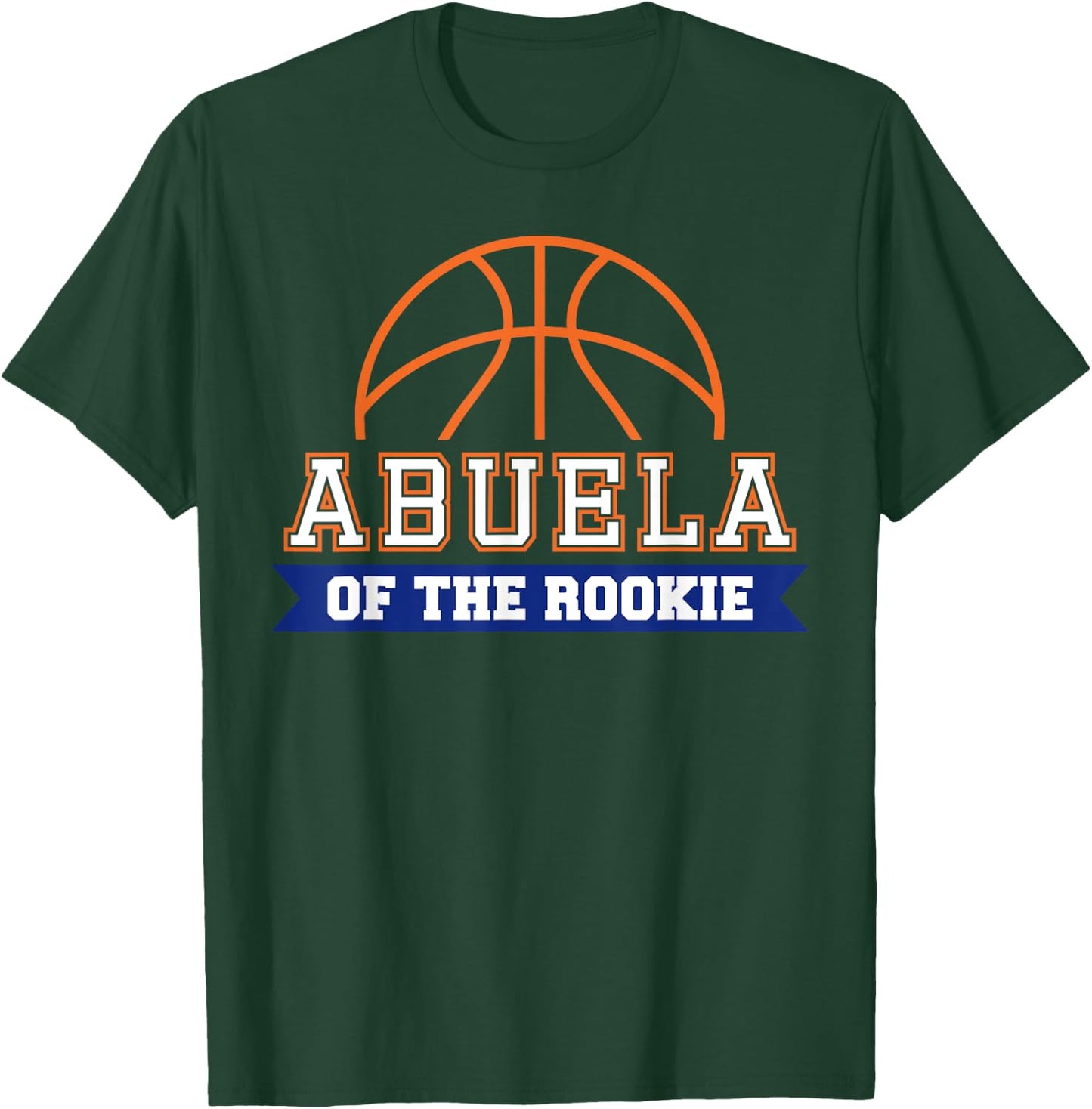 Abuela of Rookie 1st Birthday Basketball Theme Matching T-Shirt - T-Shirt | Forest