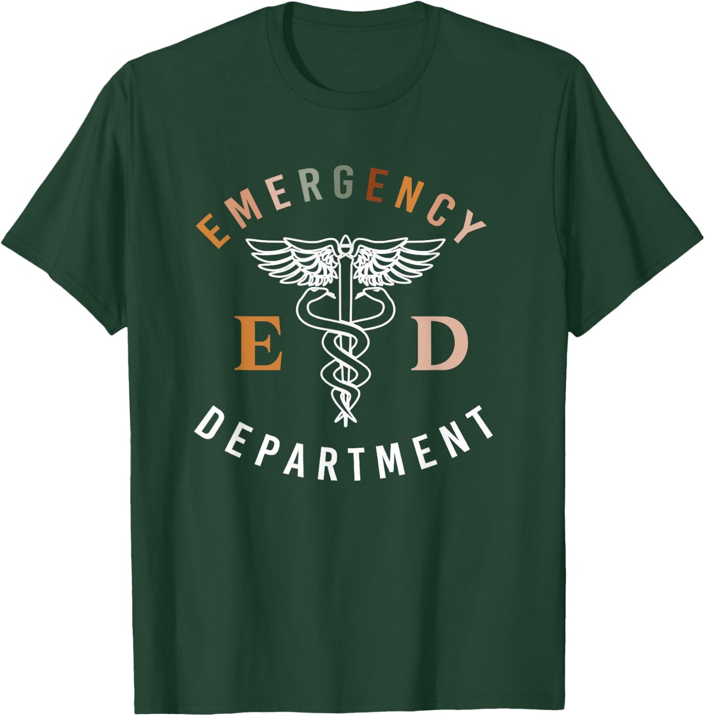 Emergency Department ER ED Emergency Room Nurse Trauma Nurse T-Shirt - T-Shirt | Forest