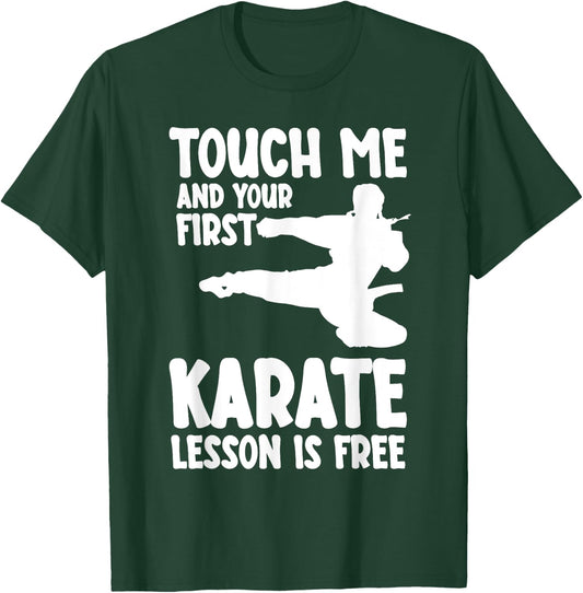 Karate Lesson Karateka Martial Arts Teacher Instructor T-Shirt - T-Shirt | Forest