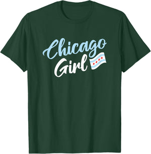 Kids Chicago Girl T-Shirt - T-Shirt | Forest