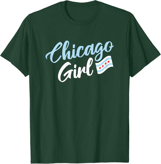Kids Chicago Girl T-Shirt - T-Shirt | Forest