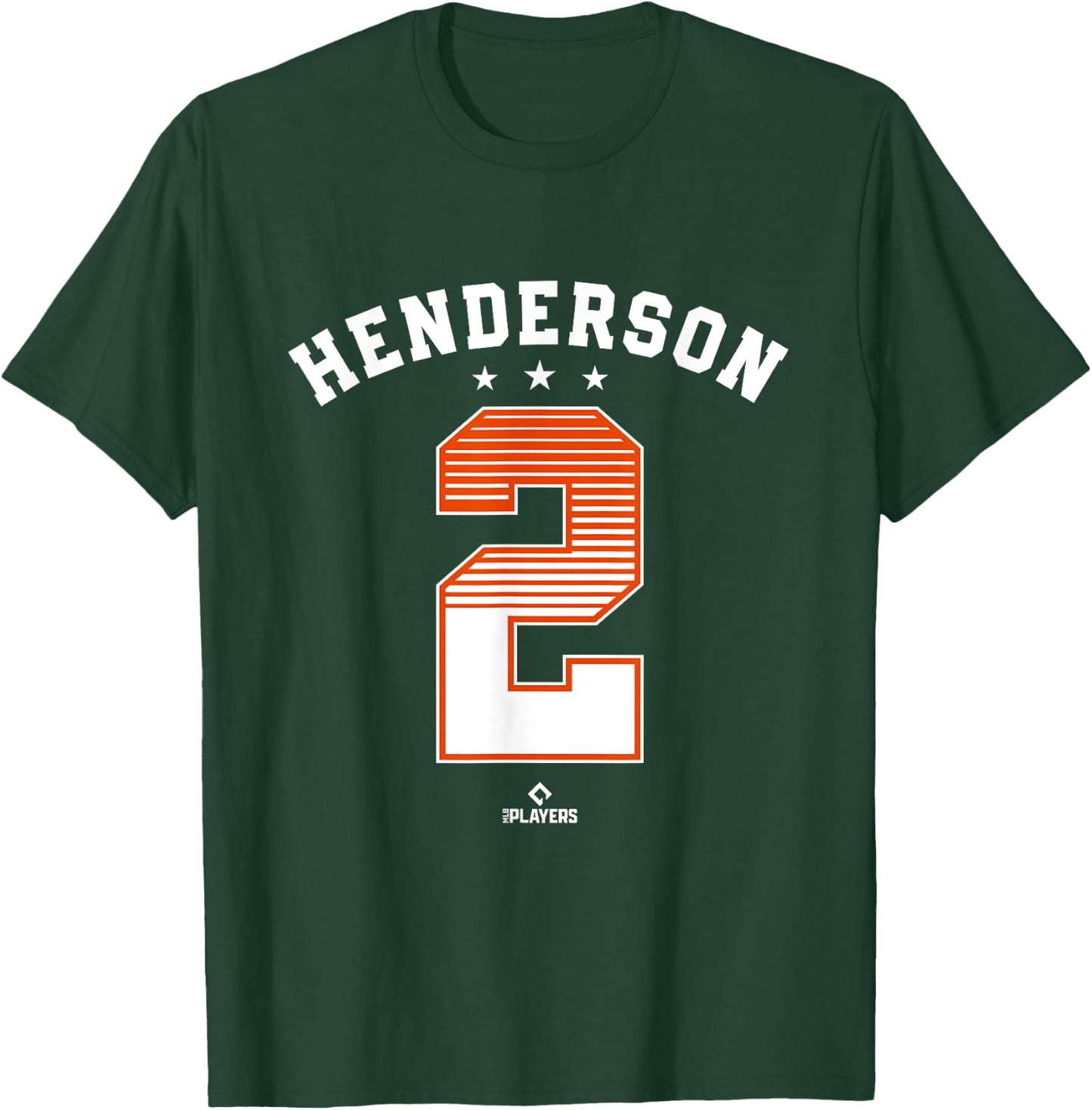 Gunnar Henderson 2 Baltimore MLBPA T-Shirt - T-Shirt | Forest