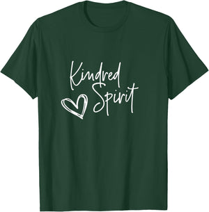 L.M. Montgomery Green Gables Quote Kindred Spirit T-Shirt - T-Shirt | Forest