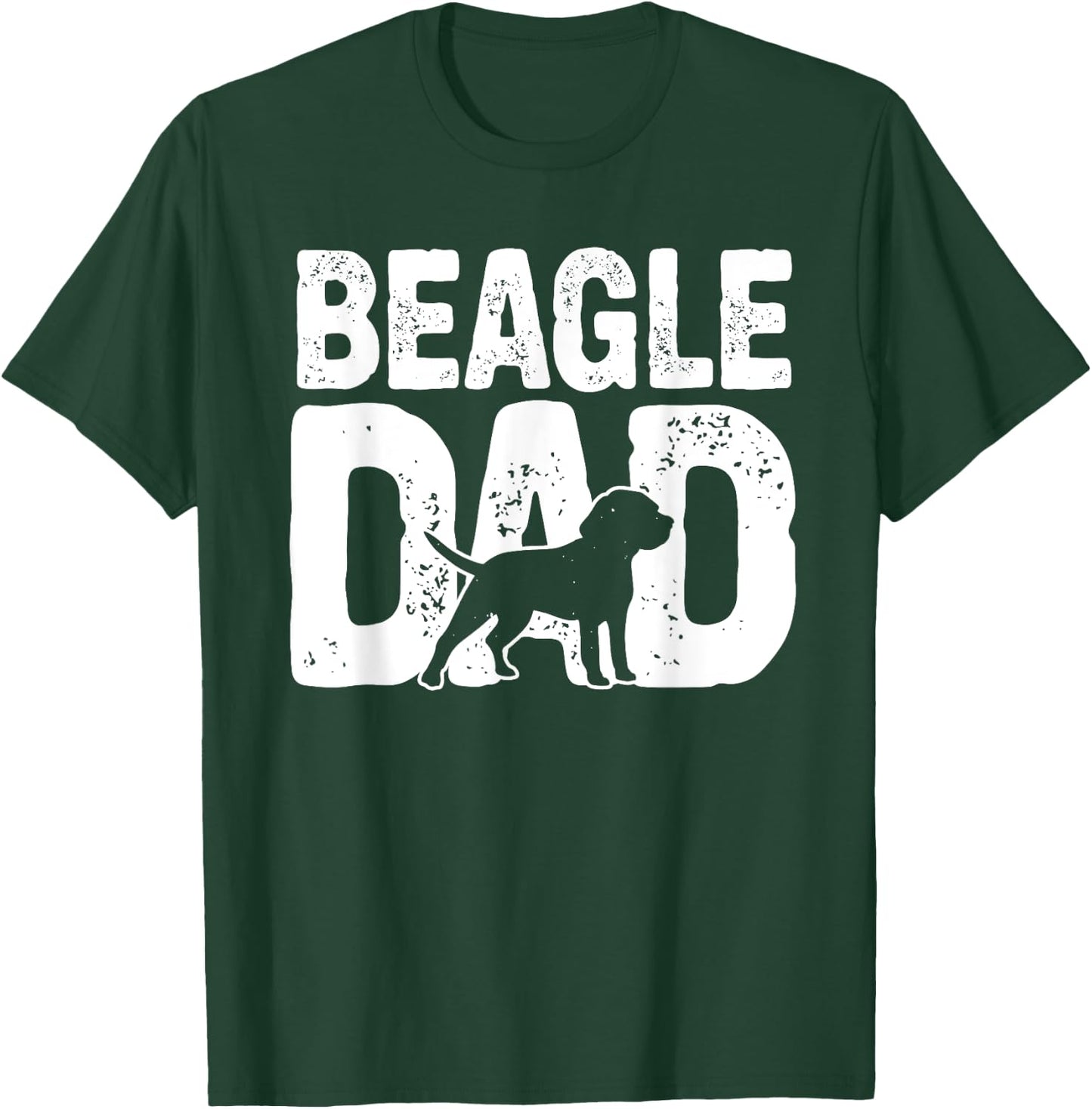 Funny Beagle Dad Dog Lover Beagle Father Dog Owner T-Shirt - T-Shirt | Forest