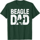 Funny Beagle Dad Dog Lover Beagle Father Dog Owner T-Shirt - T-Shirt | Forest