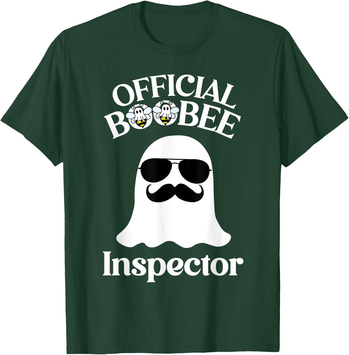 Boo-Bee Inspector Lazy DIY Halloween Costume Funny Ghost T-Shirt - T-Shirt | Forest