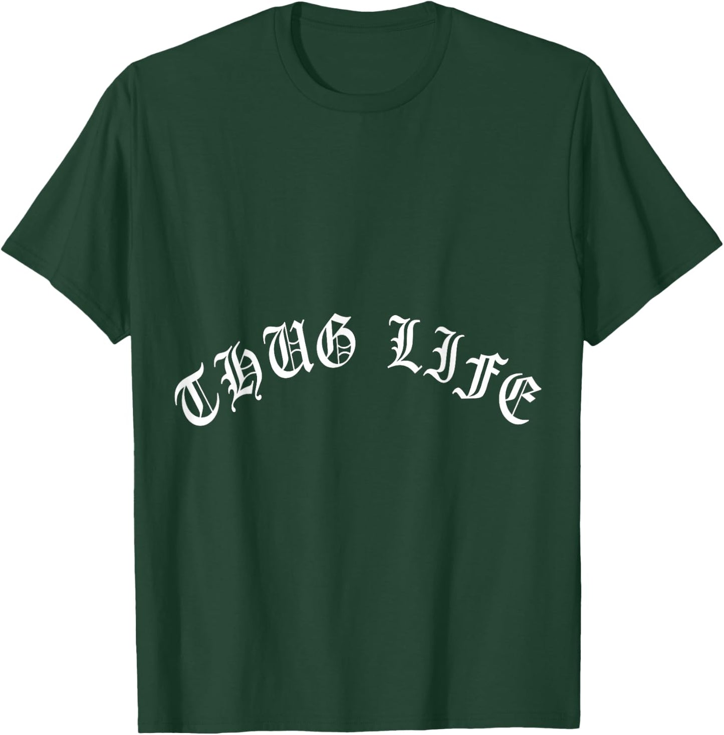 The Five and Dime 510 Oakland Thug-Life - Women's Black Short Sleeve Classic Fit - Rap-Music Themed - Size Small T-Shirt - T-Shirt | Forest
