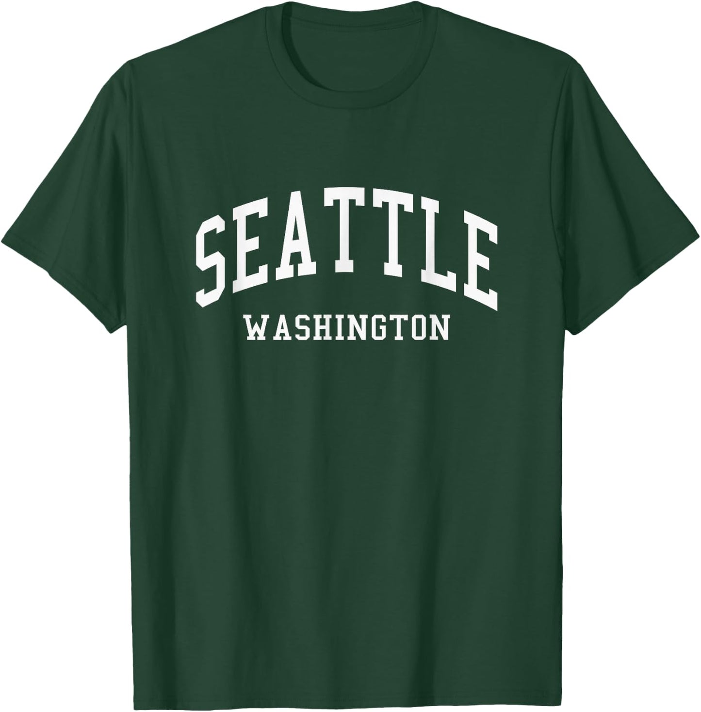 Seattle - Washington - Throwback Design - Classic T-Shirt - T-Shirt | Forest