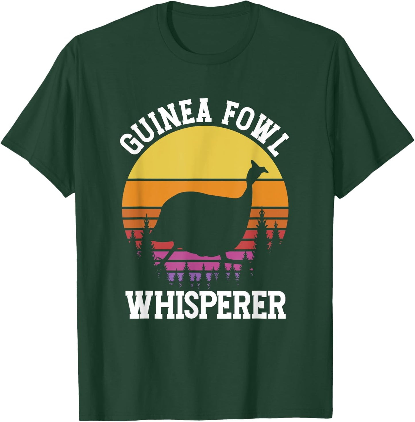 Guinea Fowl Whisperer | Birdwatching | Birds Lover T-Shirt - T-Shirt | Forest