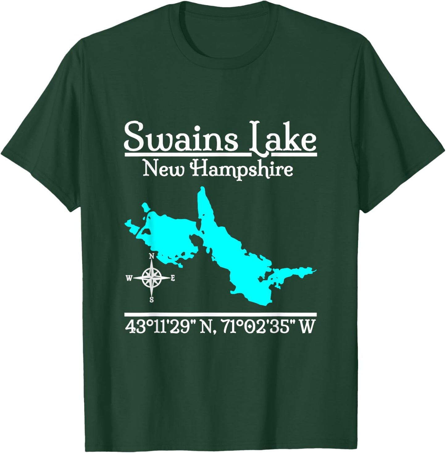 Swains Lake, New Hampshire T-Shirt - T-Shirt | Forest
