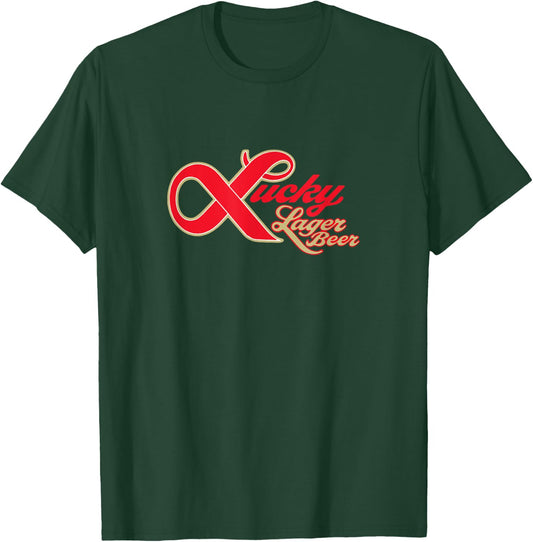 Lucky Lager Beer Style - Logo T-Shirt - T-Shirt | Forest