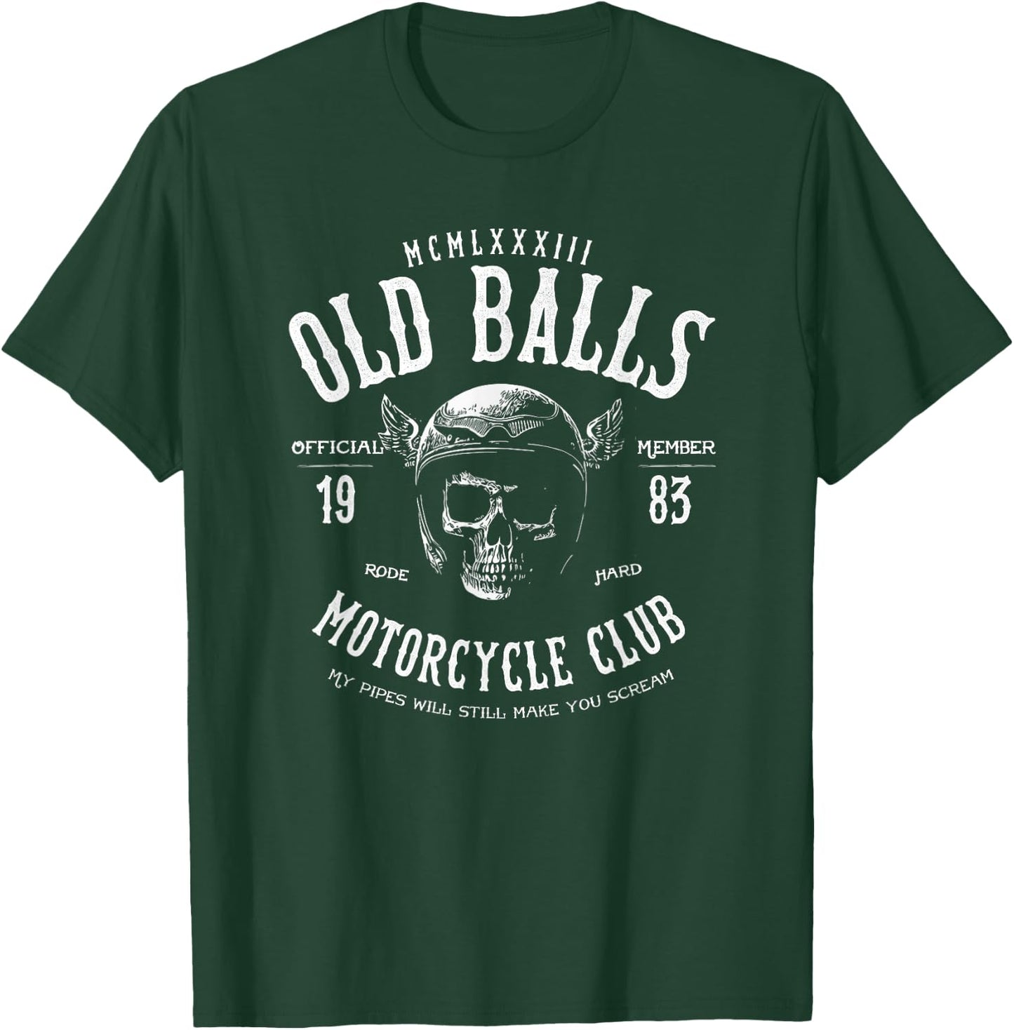 Vintage Motorcycle Birthday 's 40th Birthday T-Shirt - T-Shirt | Forest