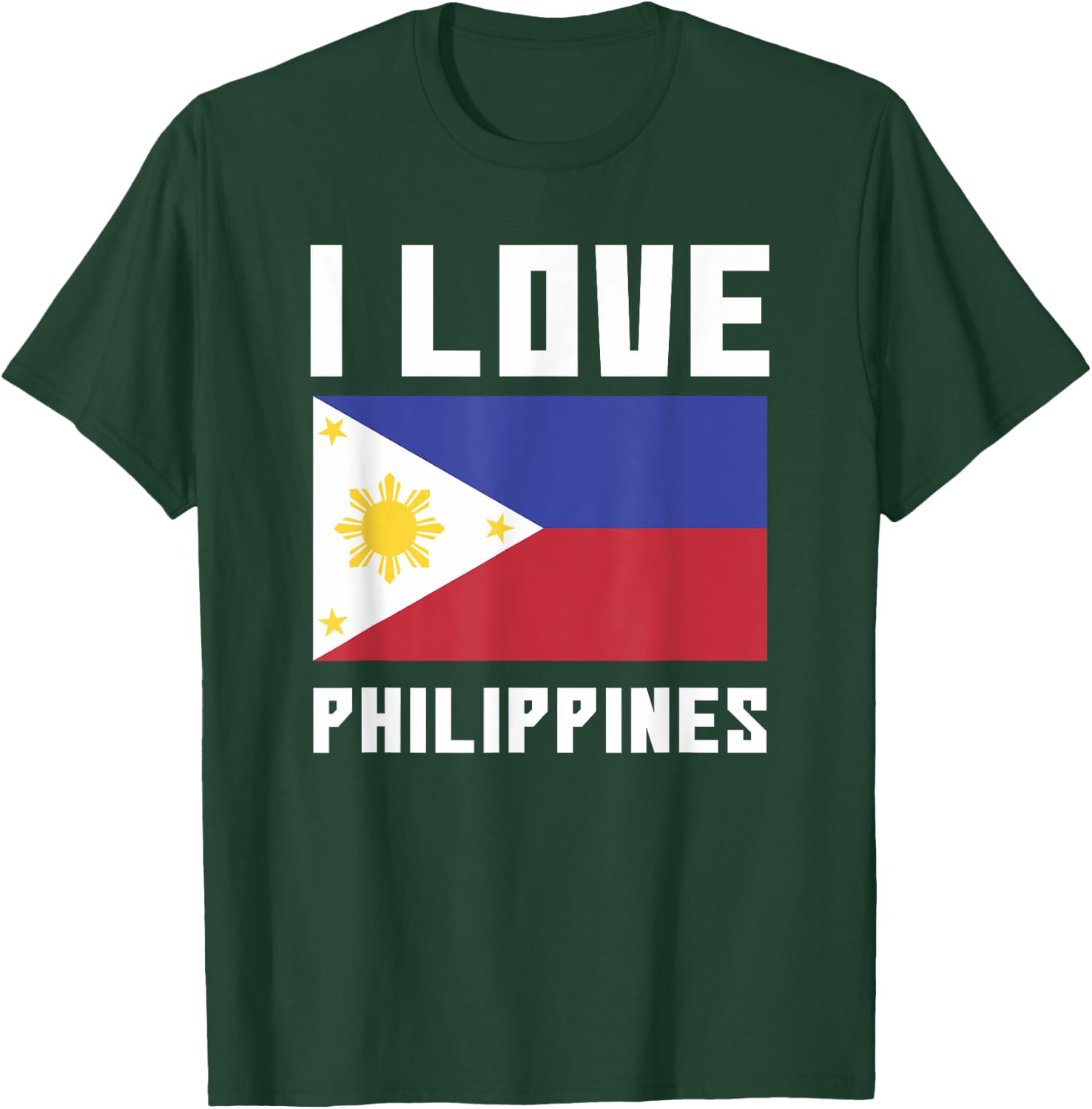 I Love Philippines I Heart Philippines Family Travel T-Shirt - T-Shirt | Forest