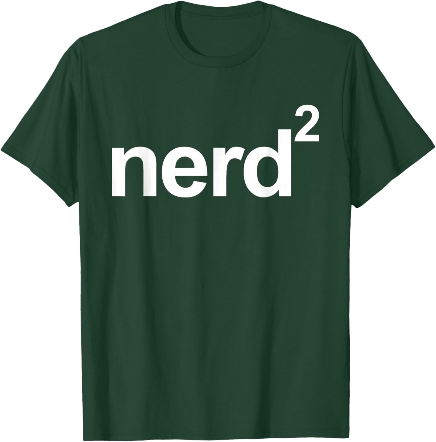 Nerd Squared - Technology Computer Programmer AI Smart T-Shirt - T-Shirt | Forest