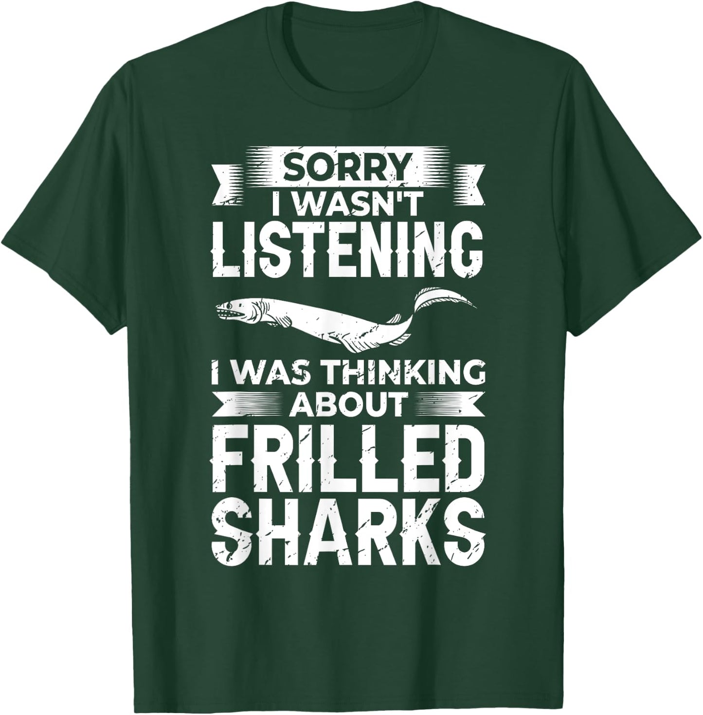 Frilled Shark Animal Tooth Funny Ocean T-Shirt - T-Shirt | Forest
