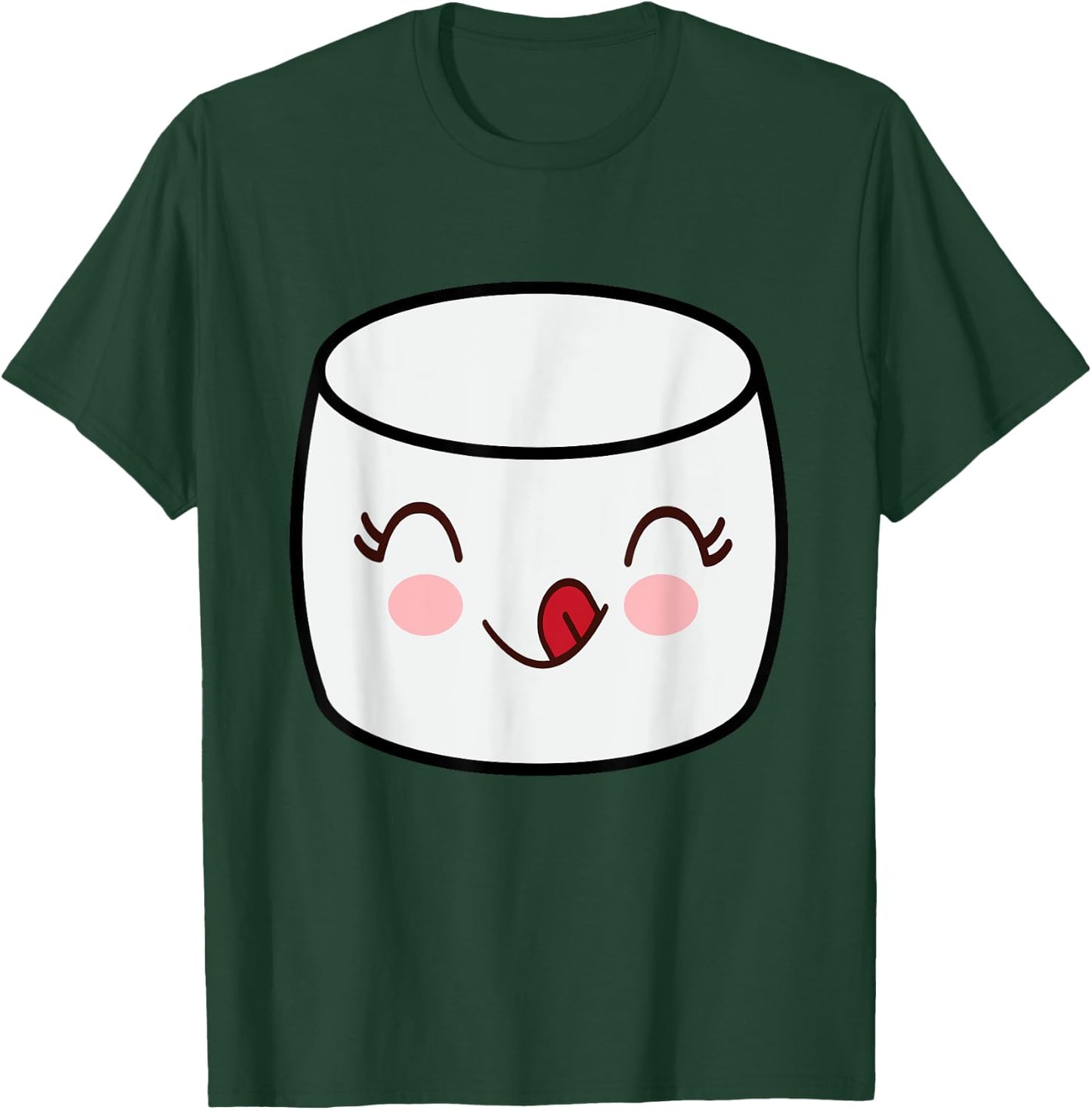 Kids Marshmallow funny fluffy fancy candy dress costume T-Shirt - T-Shirt | Forest