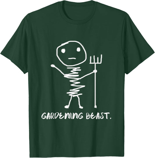 Garden Beast Gardener Gardening Nursery Plants Gift T-Shirt - T-Shirt | Forest