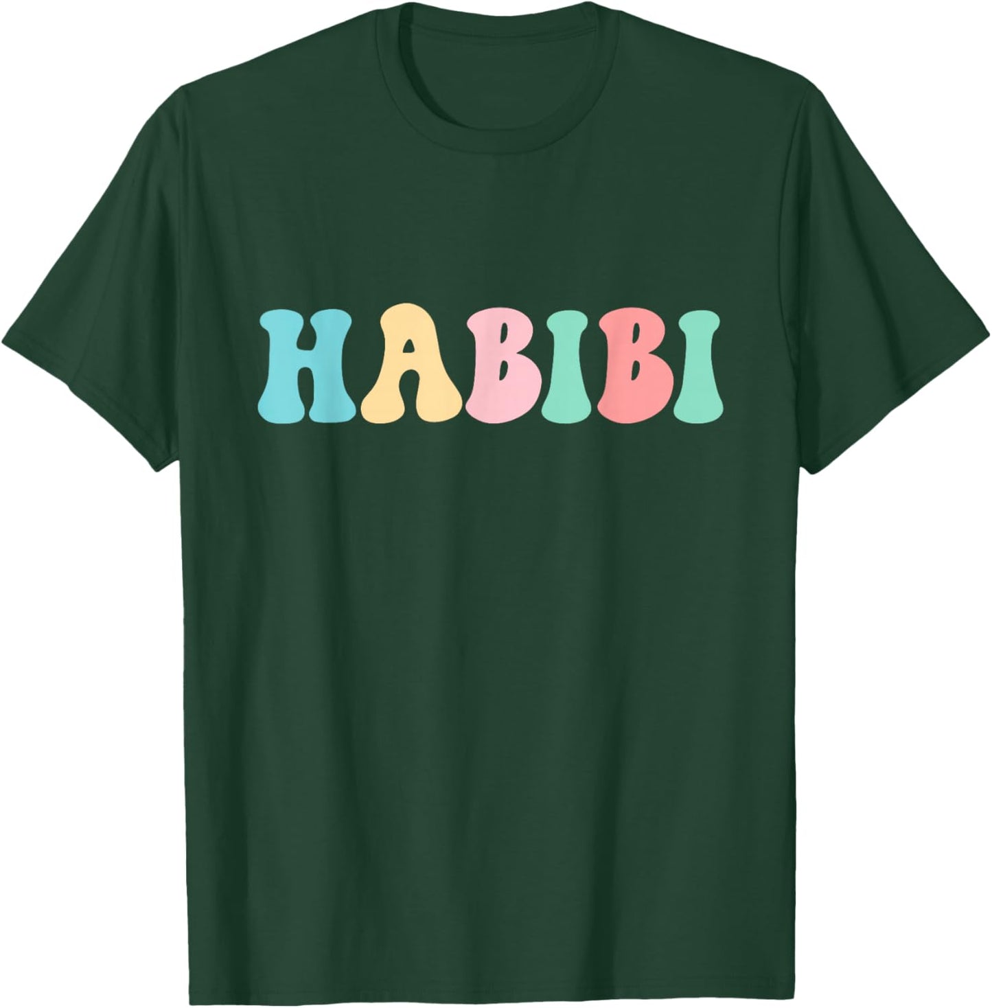 Habibi Darling Arabic T-Shirt - T-Shirt | Forest